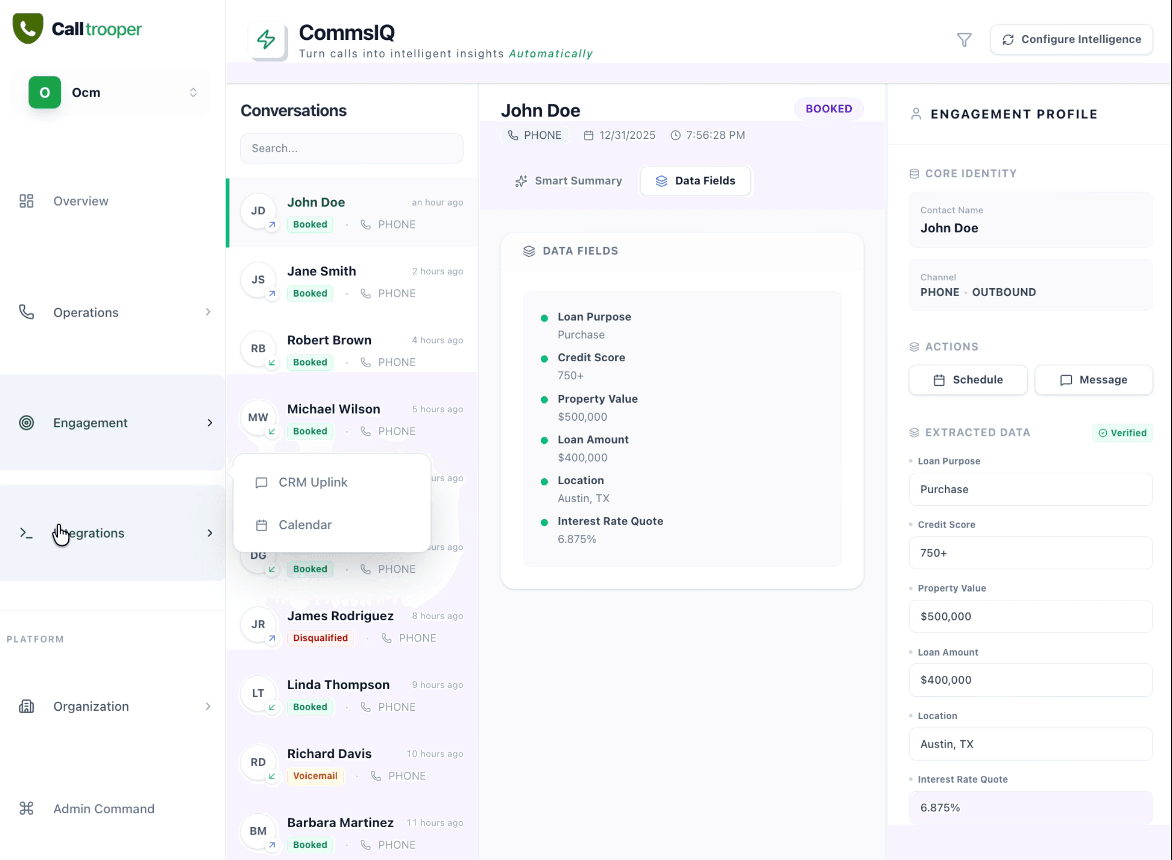 CallTrooper Insights